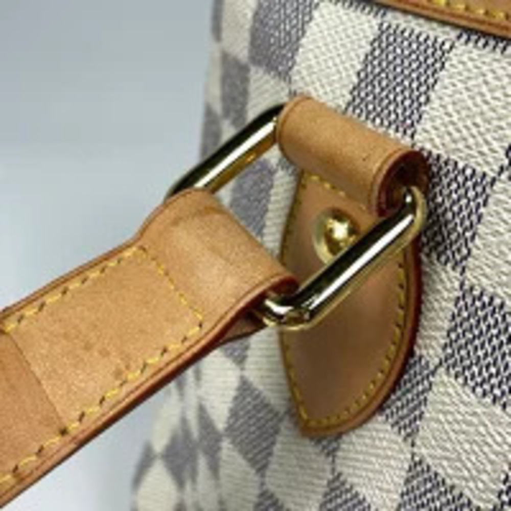 Louis Vuitton Bag White Azur Tote Damier Hampstead Shoulder Handbag - Picture 4 of 7